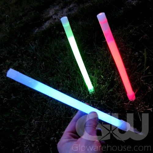 10 Glow Sticks with Stake 