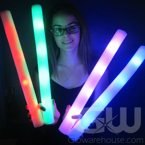 Single Color LED Foam Light Sticks 