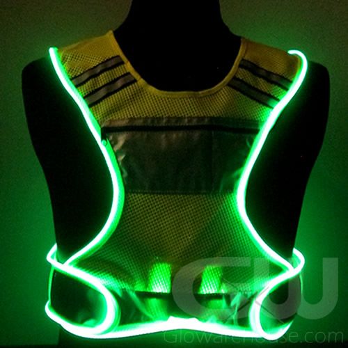 Lighted Safety Vest with USB Charging 