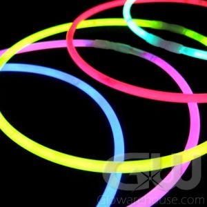 Glow Stick Necklaces in Single Color Selections