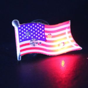 Light Up American Flag USA Lapel Pin