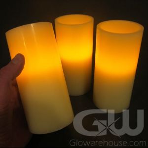 6 Inch LED Flameless Pillar Candles