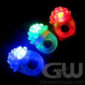 Glowing Light Up Bubble Finger Rings