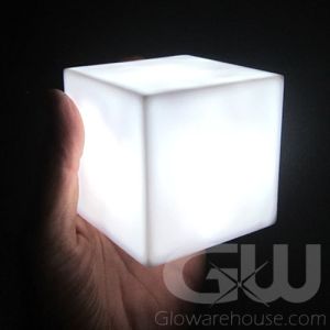 Cube LED Lamp with White Light