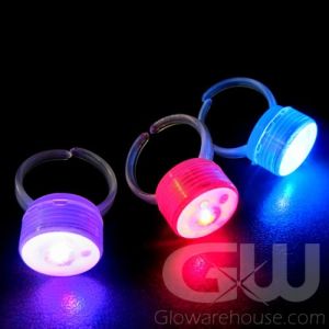 Color Changing LED Glow Finger Rings