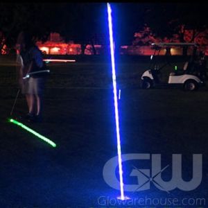 Lighted LED Night Golf Flag Pole