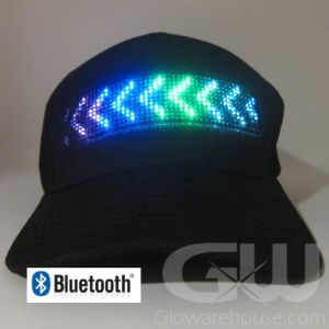 Glowing Smartphone LED Hat