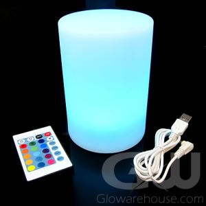 Glowing Pillar LED Light Lamp with Remote