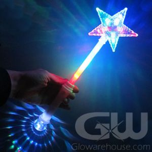 Glowing LED Light Star Wand
