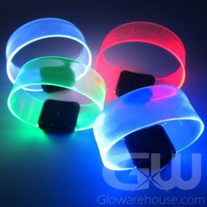 LED Glowing Bracelets with Magnetic Clip