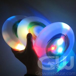 Lighted LED Glowing Frisbees