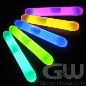 Mammoth Mini Glow Stick Golf Glowing Insert Assorted Color Pack