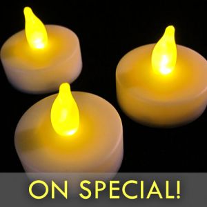 Flameless LED Tea Light Candles on Special Discount