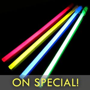12 Inch Glow Sticks Assorted Color Pack