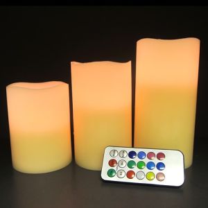 Flameless LED Remote Candles