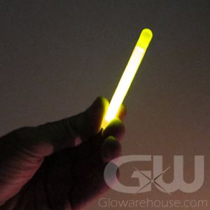 Yellow 3" Fishing Glow Stick