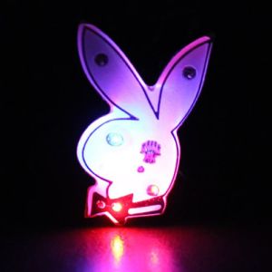 Playboy Bunny Flashing Pin Body Lights