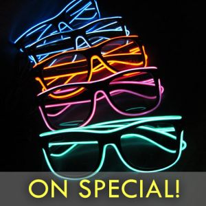 Light Up Rave Glasses on special