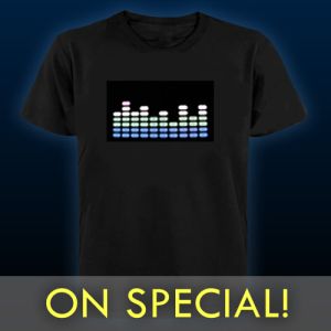 Light Up LED EQ Shirts