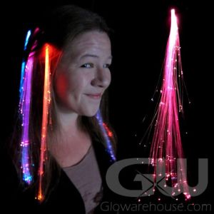 Glow Party Hair Braids