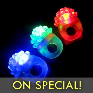 Flashing Bubble Rings