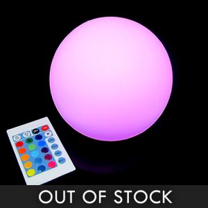 LED Round Ball Orb Decor Centerpiece Mood Lamp with Remote on Special