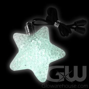 Lighted Star Shape Glow Pendant