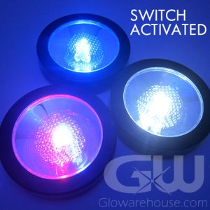 LED Glow Drink Coaster with Power Switch