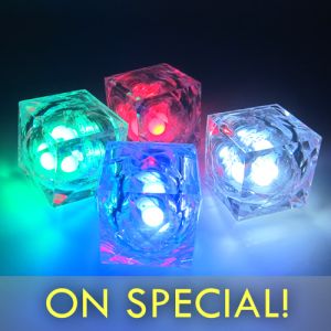 Assorted Color Ice Cubes on Special