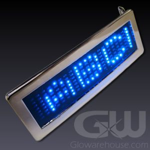 Scrolling Message LED Belt Buckles