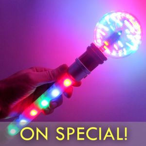Spinning Ball LED Star Light Wand on Special