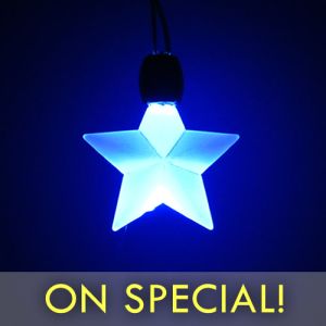 Glowing Star Light Up Pendant Necklaces