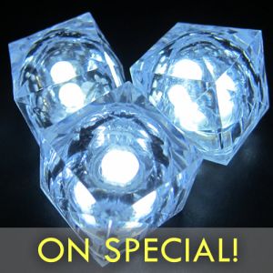 Light Up LED Ice Cubes on Special