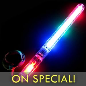 light up glow wand on special