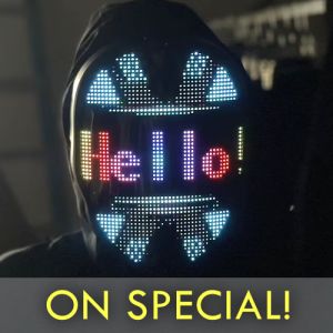 LED Face Mask with Smartphone Control ON SPECIAL SALE