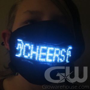Light Up Message Face Mask