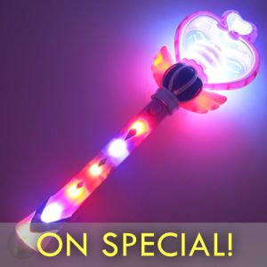 Light Up Fairy Spinning Wands on Special