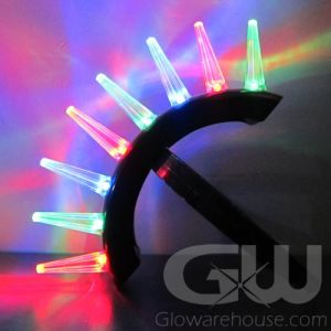 Glowing Party Mohawk with Lights