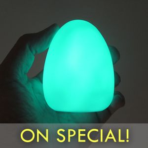 Light Up Oval Orb Centerpiece Light Lamp on SPECIAL