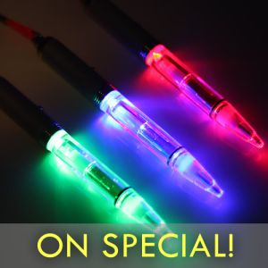 Light Up LED Glowing Pens on Special