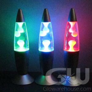 Decorative Mini Lava Lamps with LED Glow Lights