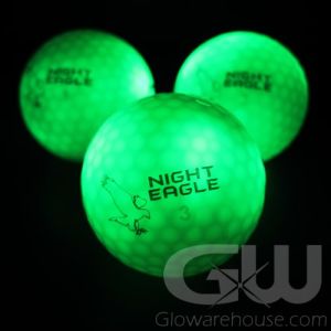 Light LED Golf Balls Green