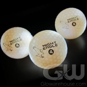 Glow White Golf Balls
