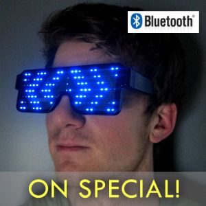 LED Light Up Glasses with Animation on Special