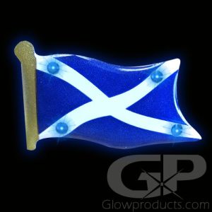 Scottish Flag Flashing Pin