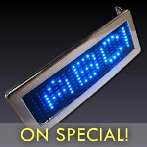 Light Up Scrolling Message LED Belt Buckle on Special