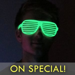 Glow in the Dark Shutter Shades