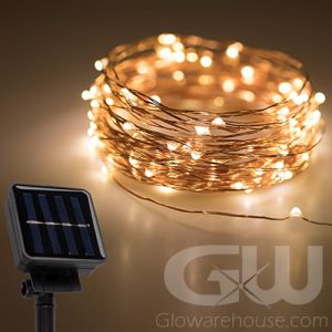 Glowing LED Solar Powered String Lights