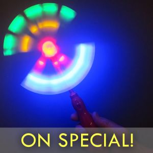 Spinning Windmill Light Stick Party Wand on Special