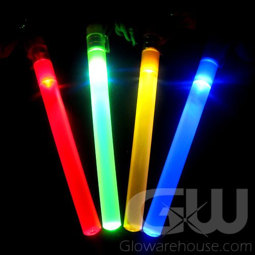 Light Up Novelty Batons 10 Inch Glow Stick Baton Assorted Colors ...
